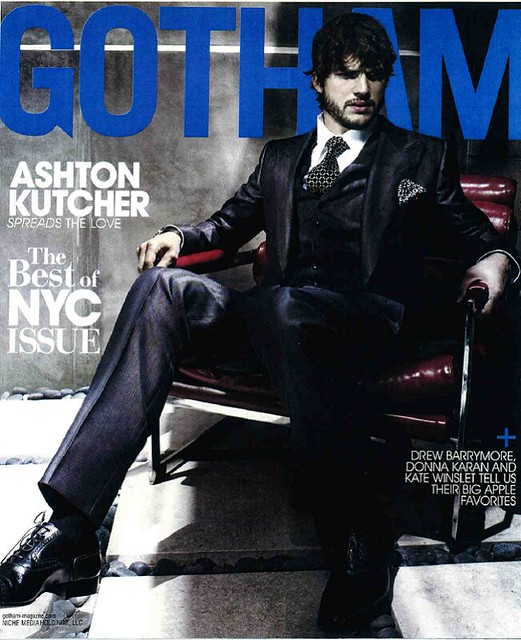 Ashton Kutcher in the latest edition of Gotham by Spread The Movie
