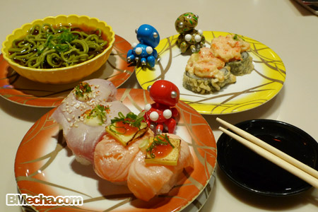 tachikoma + sushi