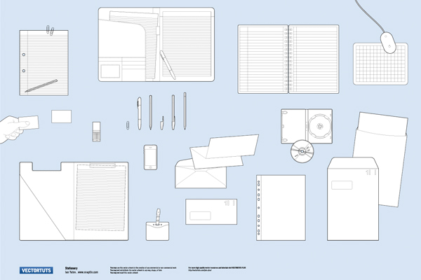 Exclusive Stationery Vector Pack