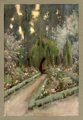 007-Los jardines de Aranjuez-An artista in Spain 1914- Michael Arthur C.