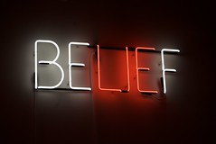 Belief - Neon sculpture by Joe Rees by Steve Rhodes, on Flickr