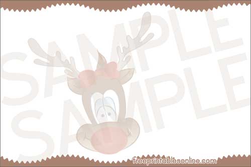 Another Christmas themed recipe card template to add to print 