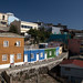 Deliziose case colorate nel paseo Guimea (Cerro Bellavista - Valparaiso)