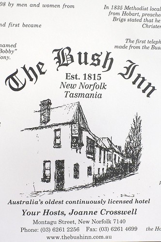 The Bush Inn, New Norfolk by you.
