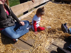 Lilliann Covered In Straw
