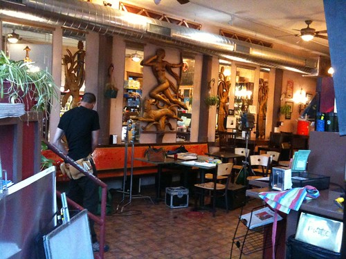 Charmers Cafe, Rogers Park, the set of "Nate and Margaret"