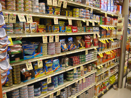 canned aisle