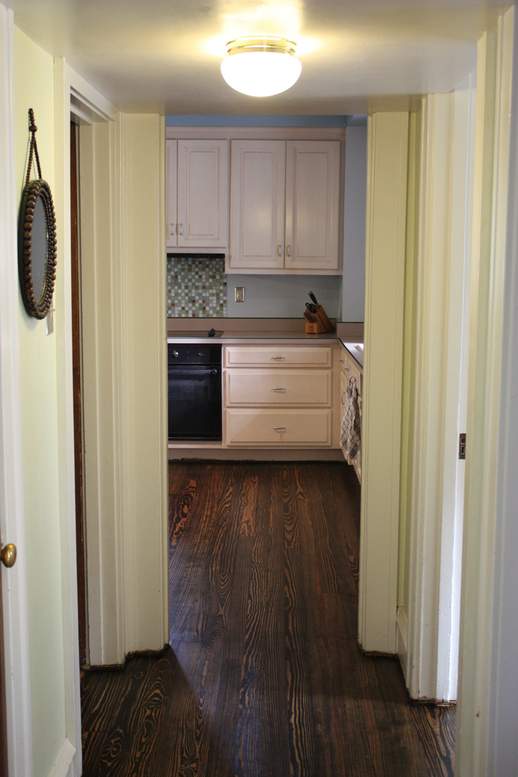 kitchen :: floors refinished