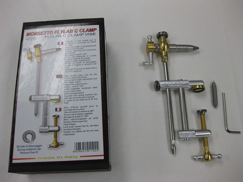 Stonfo c-clamp fly tying vise