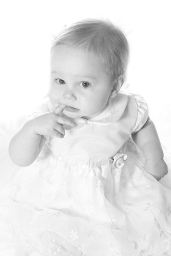 black and white photography baby. Baby High Key Black and White