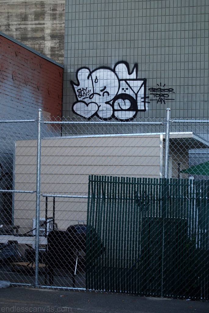 Pemex Shy Guy Graffiti Bomb Down Town Oakland, California. 