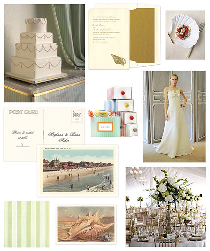 Vintage Seashore Inspiration Board copy This wedding cake is full of 