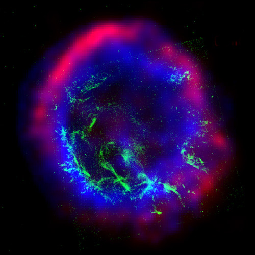 Supernova Explosion in the Small Magellanic Cloud (NASA, Chandra, 4/10/00)