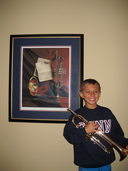 Avery with Trumpet