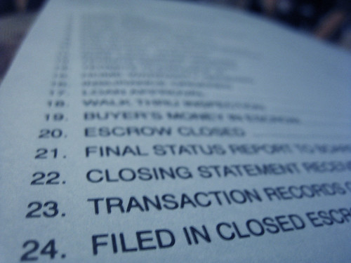 escrow papers (photo tip #3)