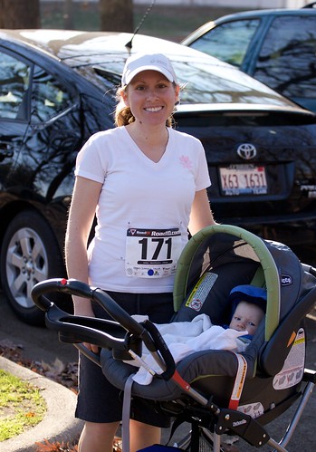 Melissa's first race since Will was born