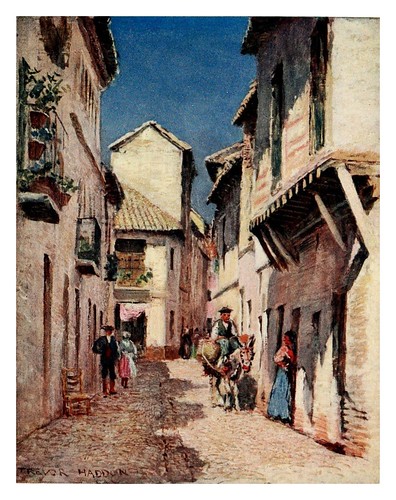 027-Córdoba-una calle-Southern Spain 1908- Trevor Haddon