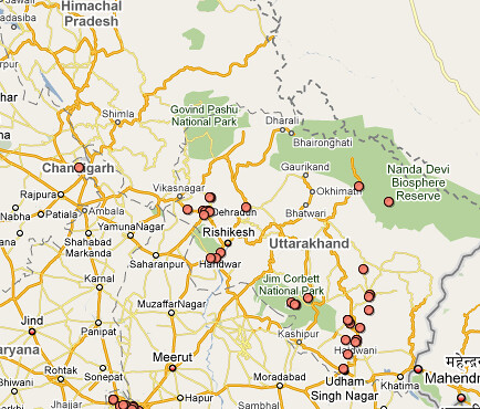 Google Maps in US India Border