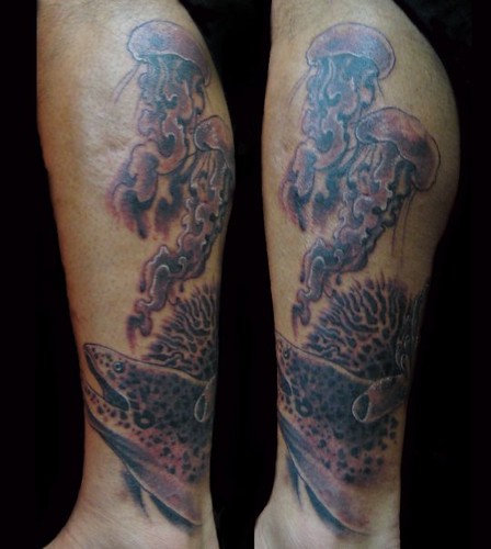 tattoos of jellyfish. Jellyfish. tattoos
