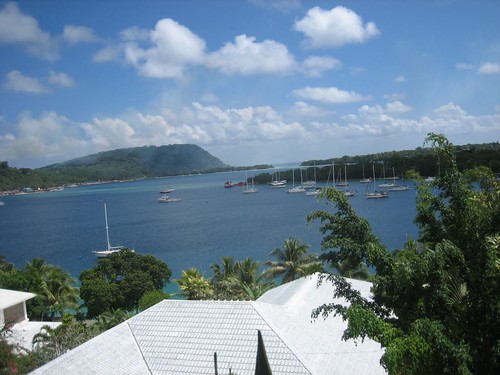 Port Vila mooring field (Sabbatical III is visible)