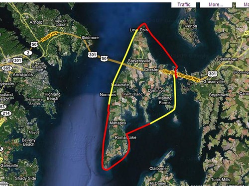 Kent Island GPS Track