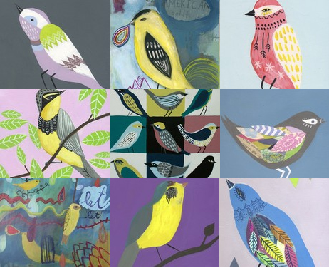 bird collage