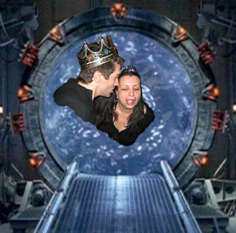 Carmen & Lucky in the Stargate