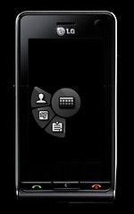 Pie-Menu based LG Mobile GUI
