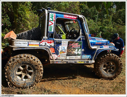 of Borneo Safari 2009 its like I'm shooting the 4x4 cars at the event