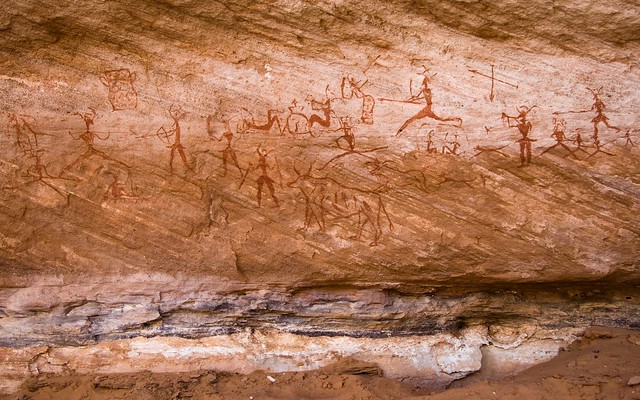Rock Paintings - Tadrart Acacus, Libya