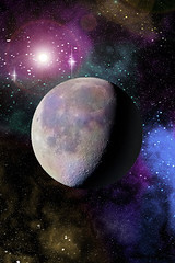 The Moon as NASA's LCROSS hits - iPhone Wallpaper