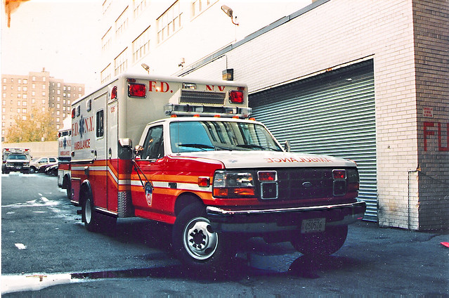 bus ford fire ambulance trucks 1994 fdny f350