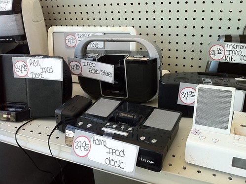 iPod Speaker Accessories in an OKC Pawn Shop