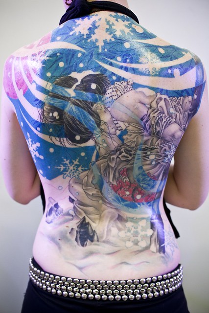 lower back tattoo art