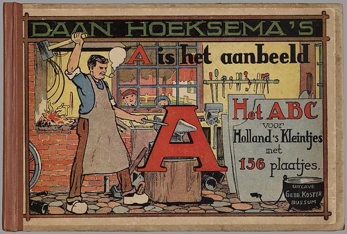 Het ABC voor Holland's kleintjes met 156 plaatjes by Daan Hoeksema, 1923