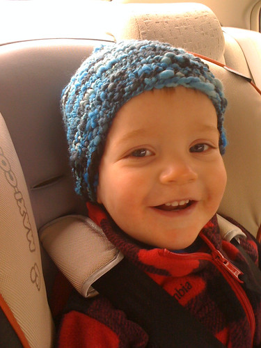H in his hat