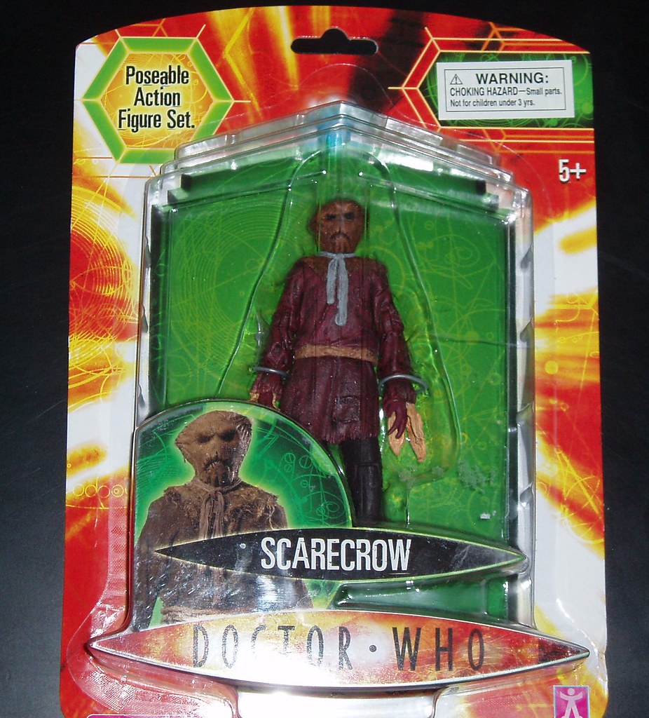 1 Supplied Grey/Blue Tie Doctor Dr Who Loose Action Figure Scarecrow 