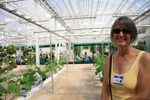 Deborah in Greenhouse