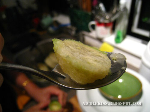 inside of feijoa fruit