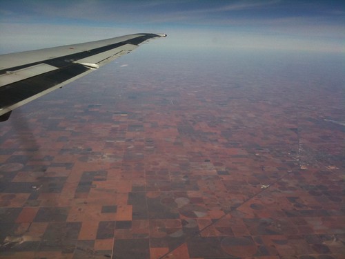 Pic from a plane!  I'm not sure where I am right now, but it sure is pretty.