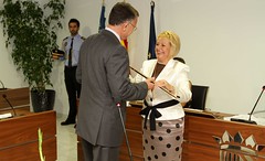Proclamación de Honorato Algado como Alcalde-Presidente del Ayuntamiento de Finestrat