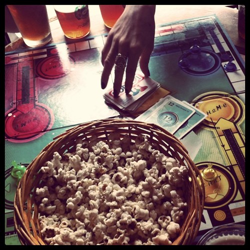 Beer, popcorn and Sorry. #immersion