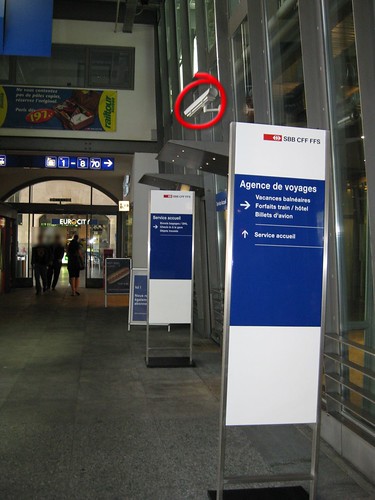 Videokamera, Bahnhof Lausanne