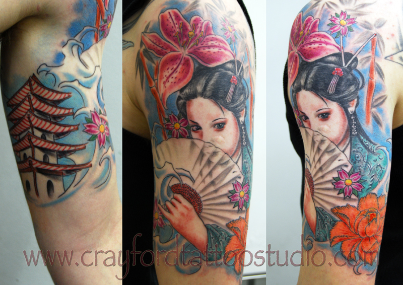 Geisha Girl Tattoo. go back