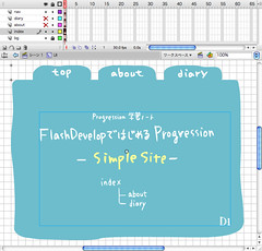SimpleSite - FlashDevelopではじめるProgression