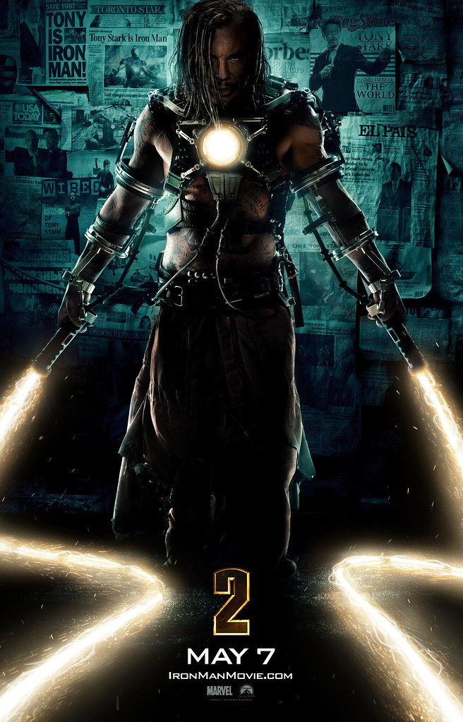 Iron Man 2 poster Whiplash