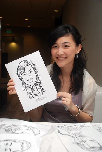 Caricature live sketching for Lonza - 16
