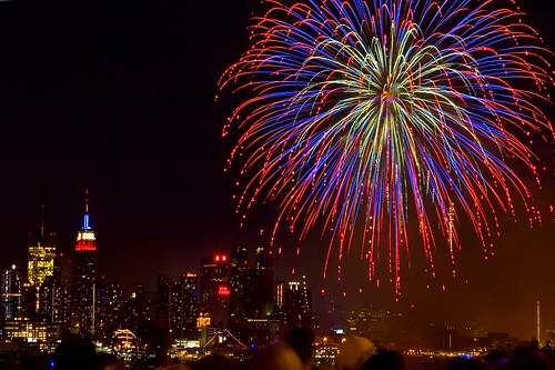 Macy's Fireworks over NYC.