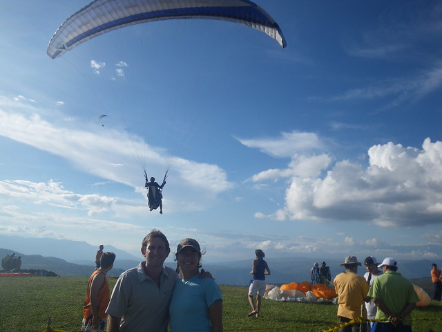 Paragliding in San Gil, Colombia