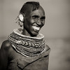 Turkana woman smiling - Kenya